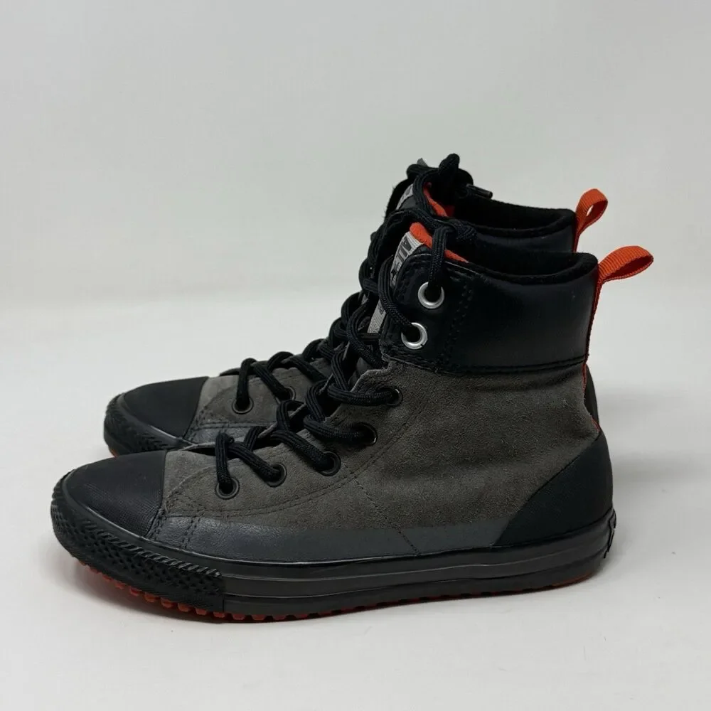 Converse Chuck Taylor All Star Asphalt Boots Sneakers Boys Girls 5 Gray Suede